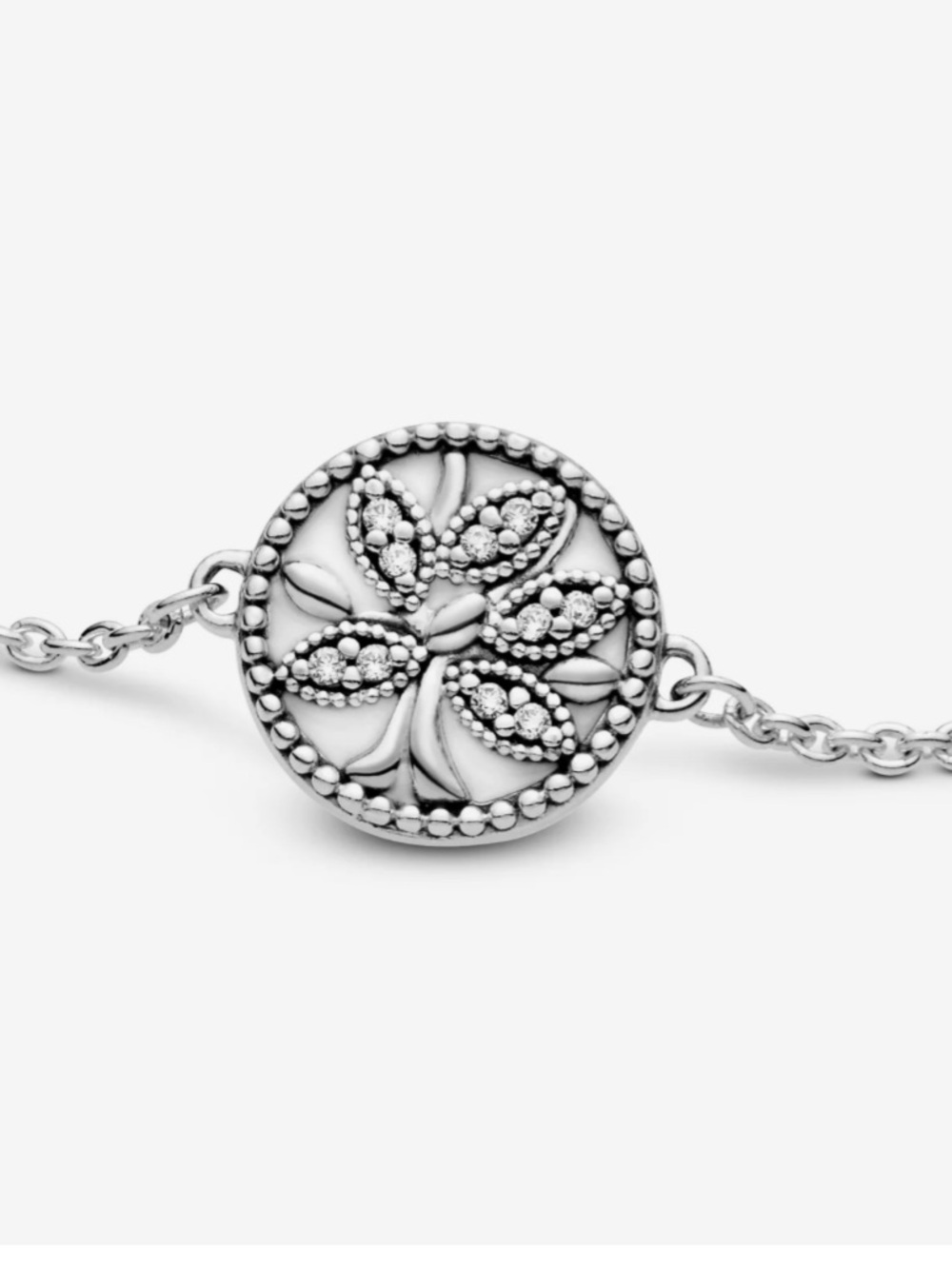 PANDORA Sparking Family Tree Slide Bracelet - Picture 2 of 11